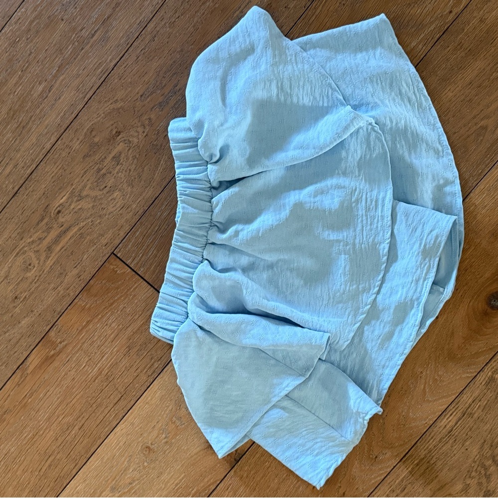 Altar'd State Baby Blue Ruffle Layered Skort - Picture 5 of 5